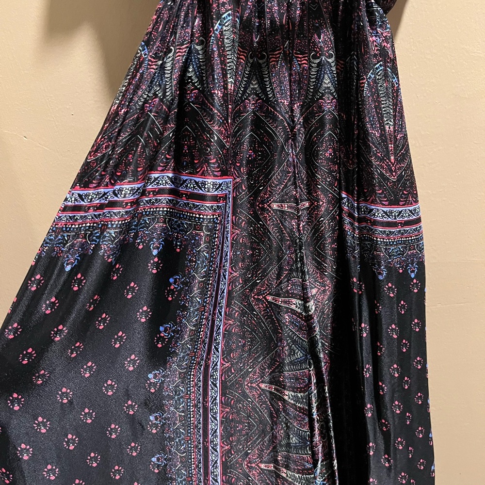 Free people silk jumpsuit, size 4.
